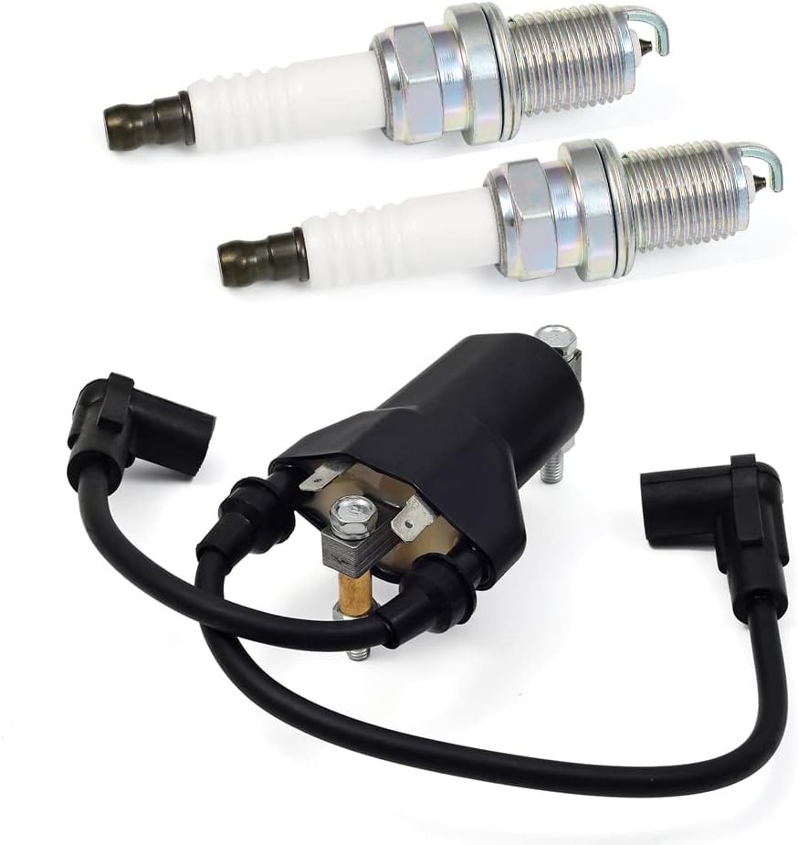 Ignition Coil Pack & spark plug + Cap For EZGO 1991-2002 TXT Robin 295cc...