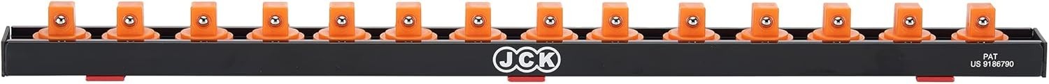 JCK Professional Quality Aluminum 3/8" Single Rail Socket Organizer