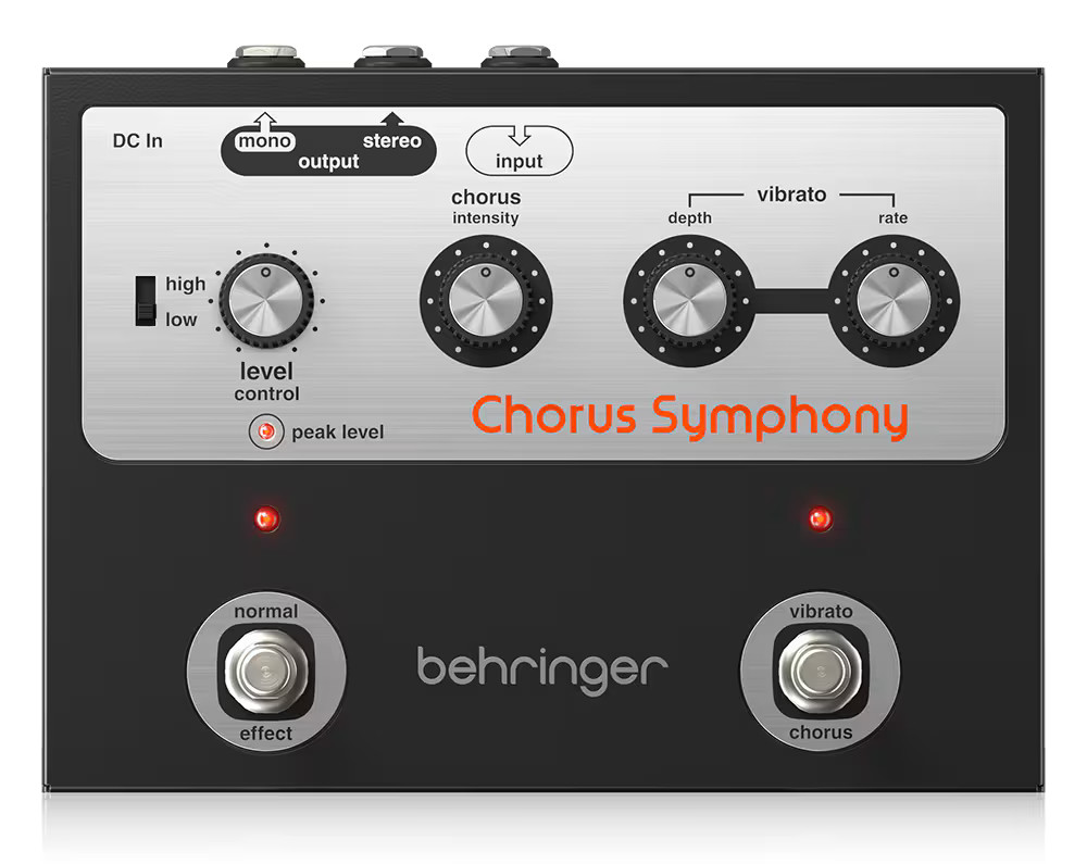 BEHRINGER Chorus Symphony Guitar Effects Pedal
