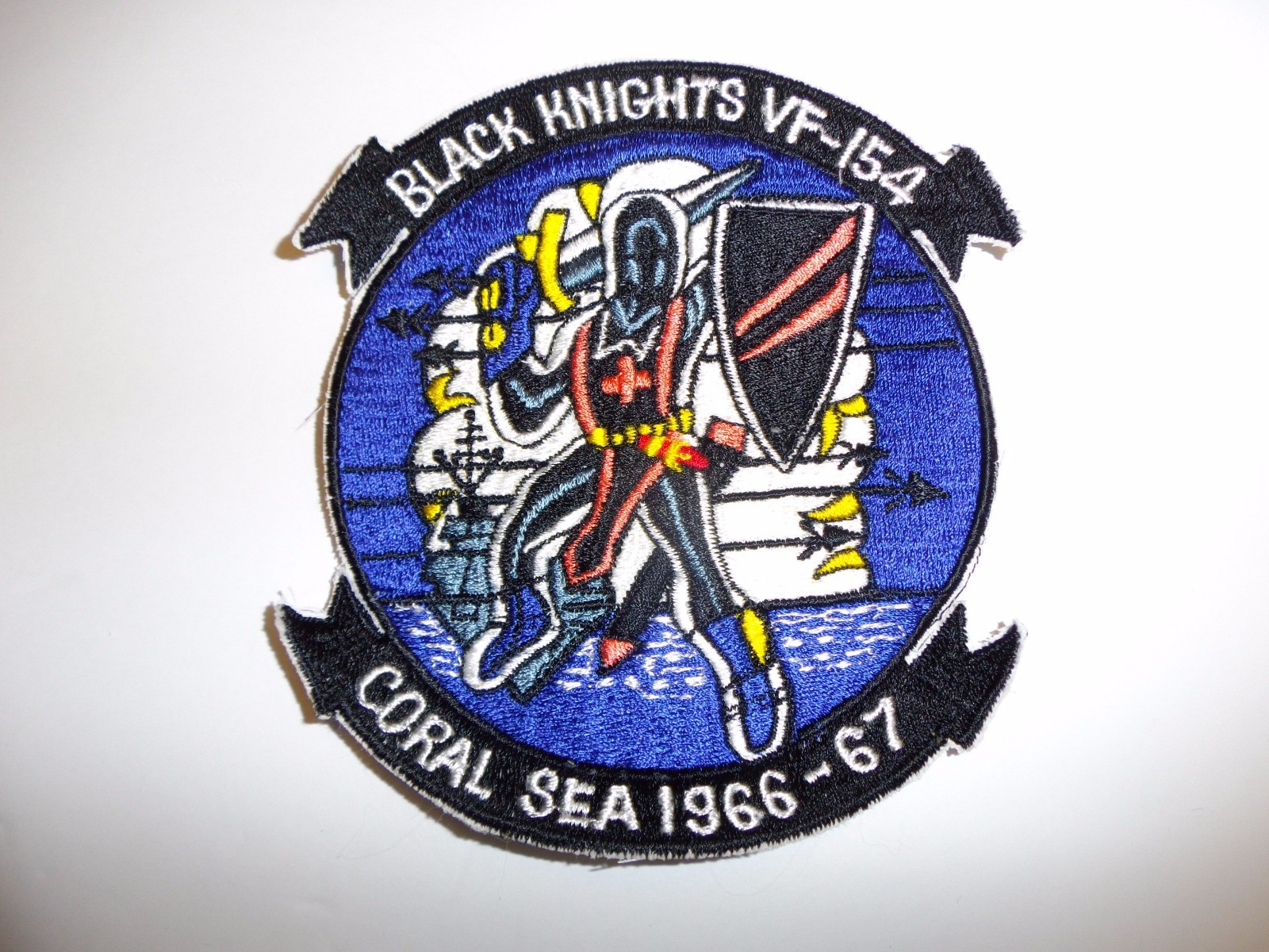 b8963 Vietnam US Navy VF 154 Black Knights Coral Sea 1966 67 ron Fighter ir28e