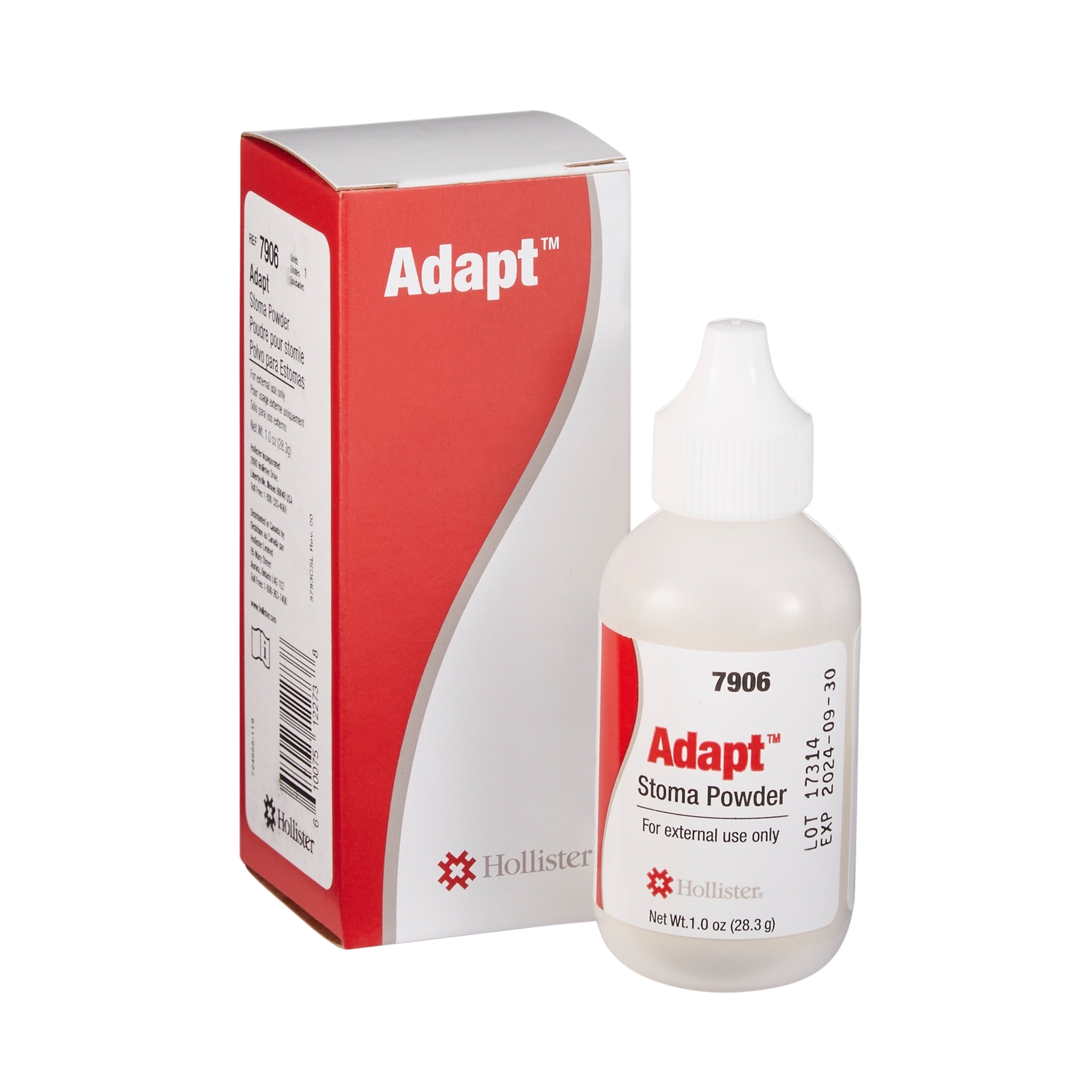 HOLLISTER ADAPT OSTOMY STOMA POWDER - 1 OZ BOTTLE - PACK OF 2!!!