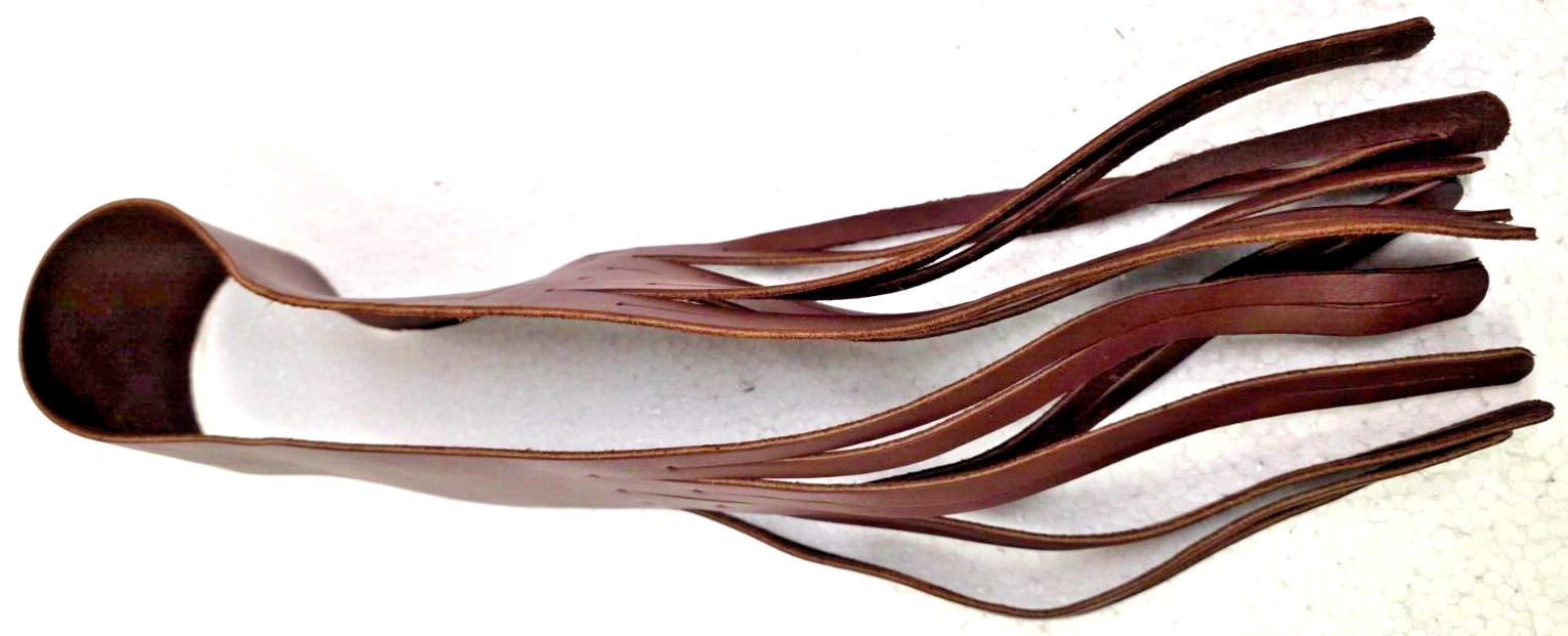 Uncle Mike's Leather & Suede Lined Brown Duck Strap, Bird Hanger Carrier 36" NOS