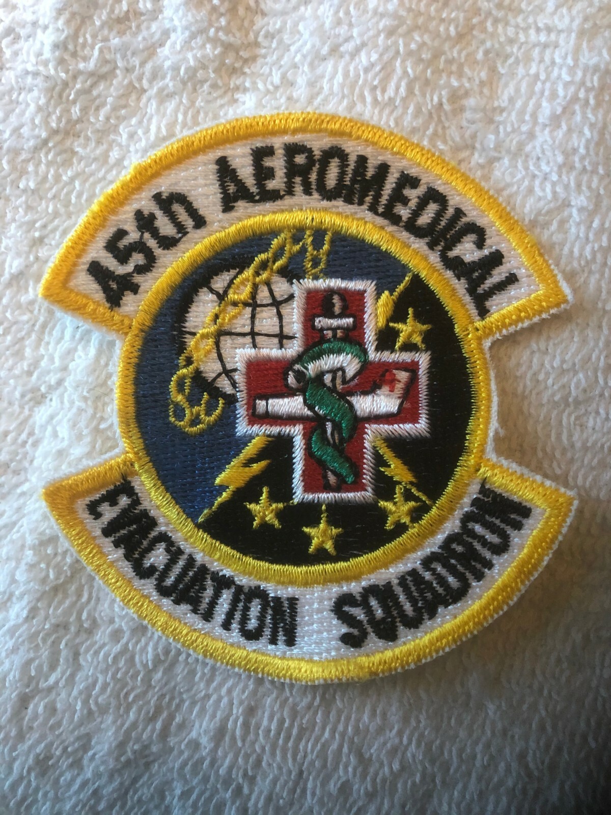 USAF / US Air Force 45th AEROMEDICAL EVACUATION SQUADRON ... MINT .... NICE!