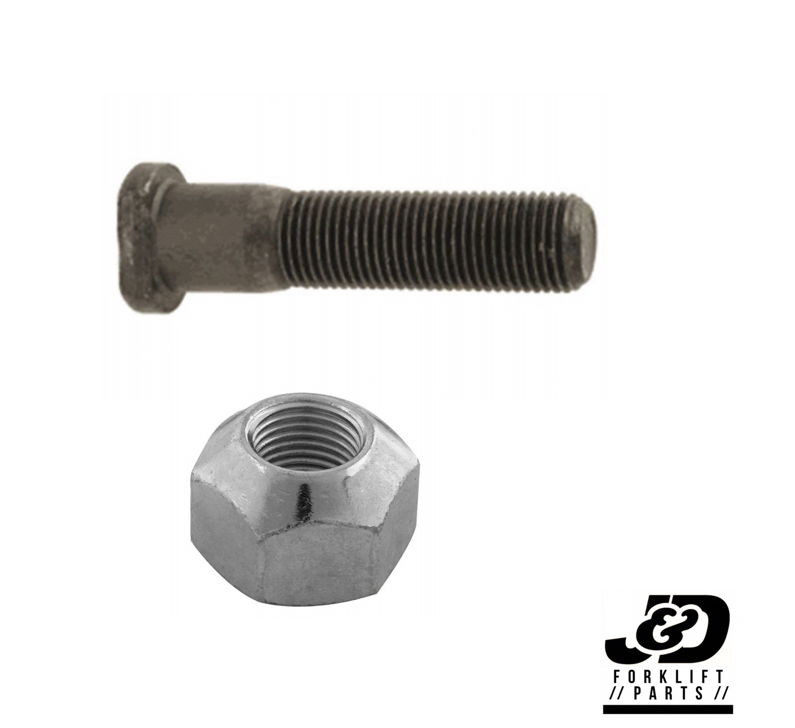 Hyster Forklift Wheel Stud Kit (Set of 6 Bolt & 6 Nut) 118714 60949 | Fits S50XL
