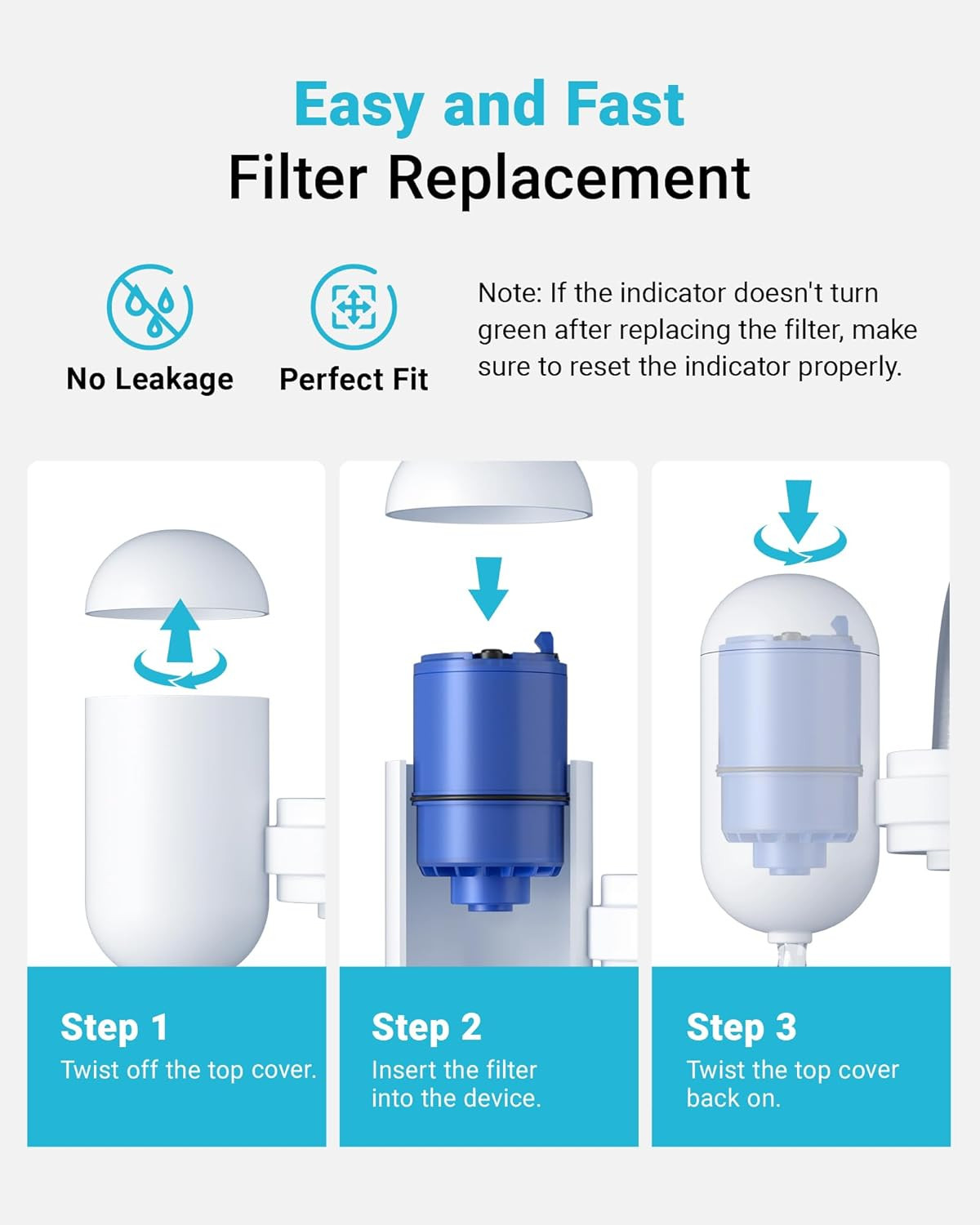 2 Pack Faucet Filter Replacement for All Pur®Plus, PUR® Water Filter Replacement