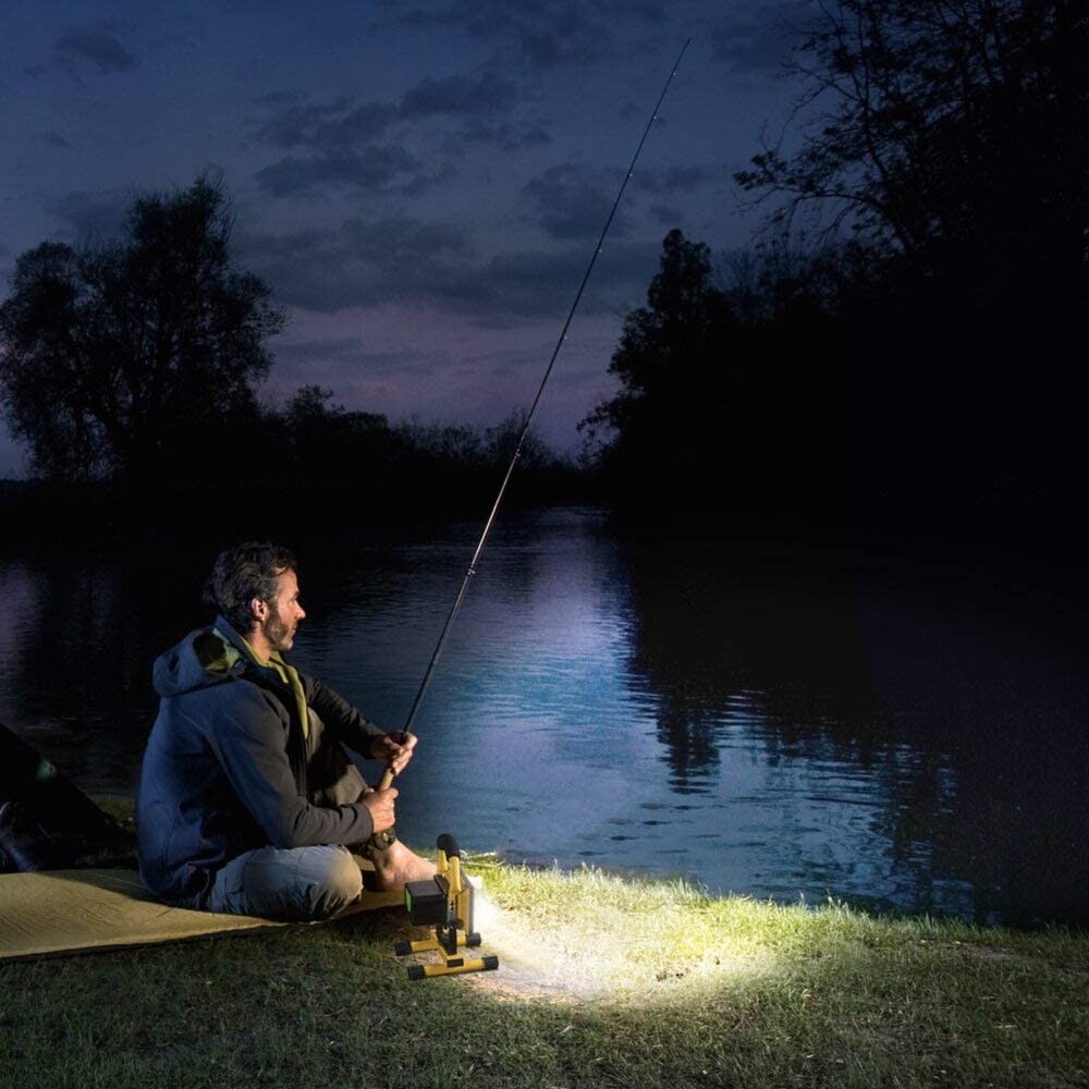 Projecteur Portable LED Work Light, Waterproof, Adjustable (White)