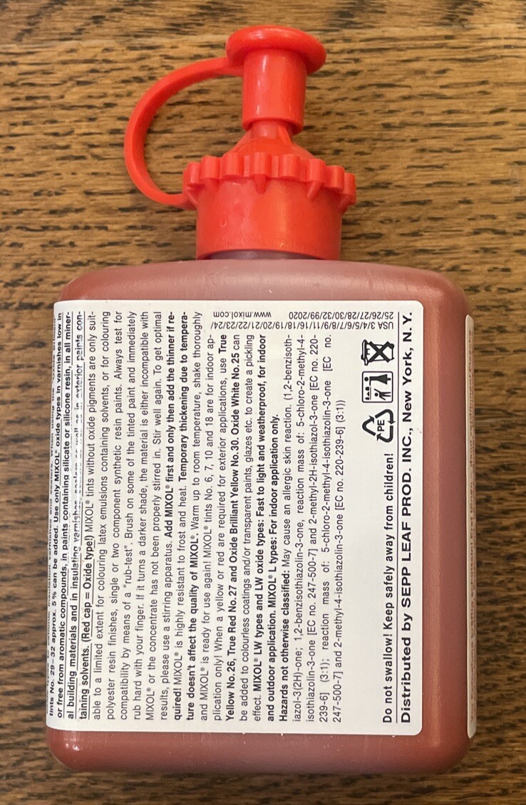 MIXOL Universal Tint #4 Oxide Red - 200ml
