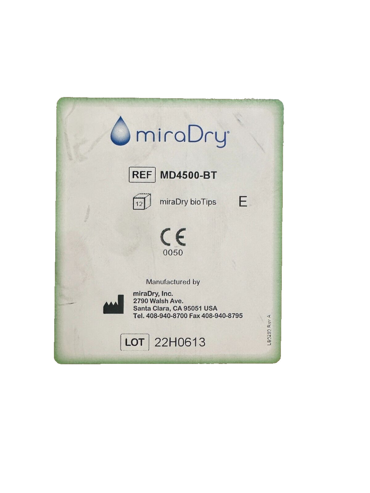 Miradry Biotip MD4500 Replacement Tip. 12 BOX Single Use 2027 ENGLISH