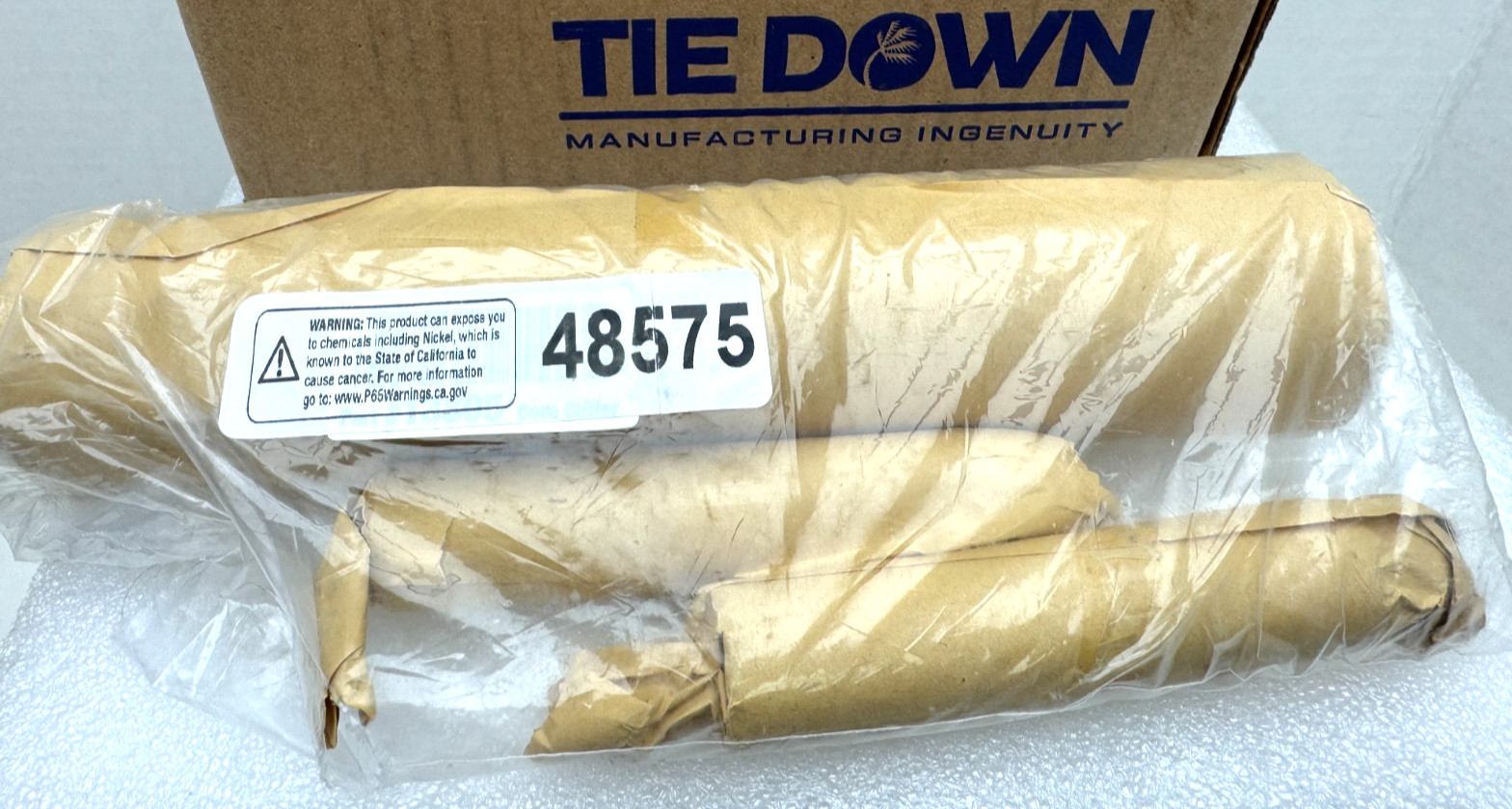 Tie Down 48575 Zinc Plated Steel, Core Cutter w/Sharpened Teeth for roofing read