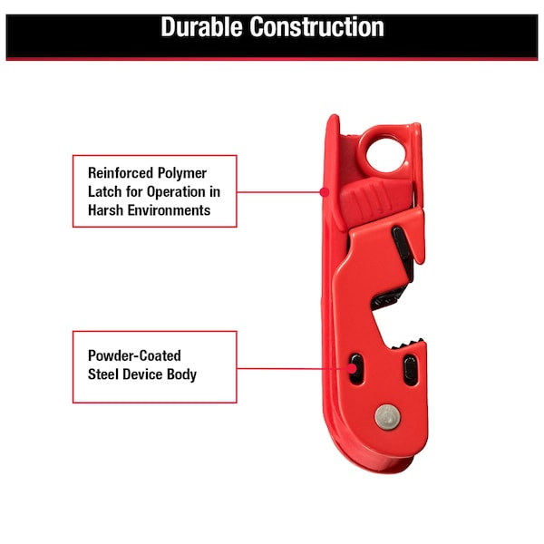 Master Lock 493B Grip Tight Circuit Breaker Lockout, Standard Single And Double