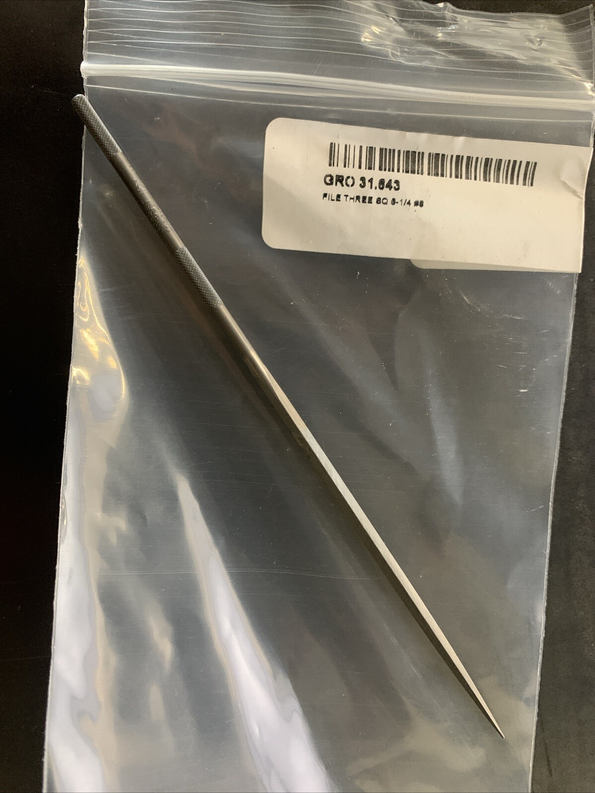 Grobet Swiss VALLORBE File THREE 3 SQUARE 6 Inch Cut # 00,0,3 LP 1360 MILL