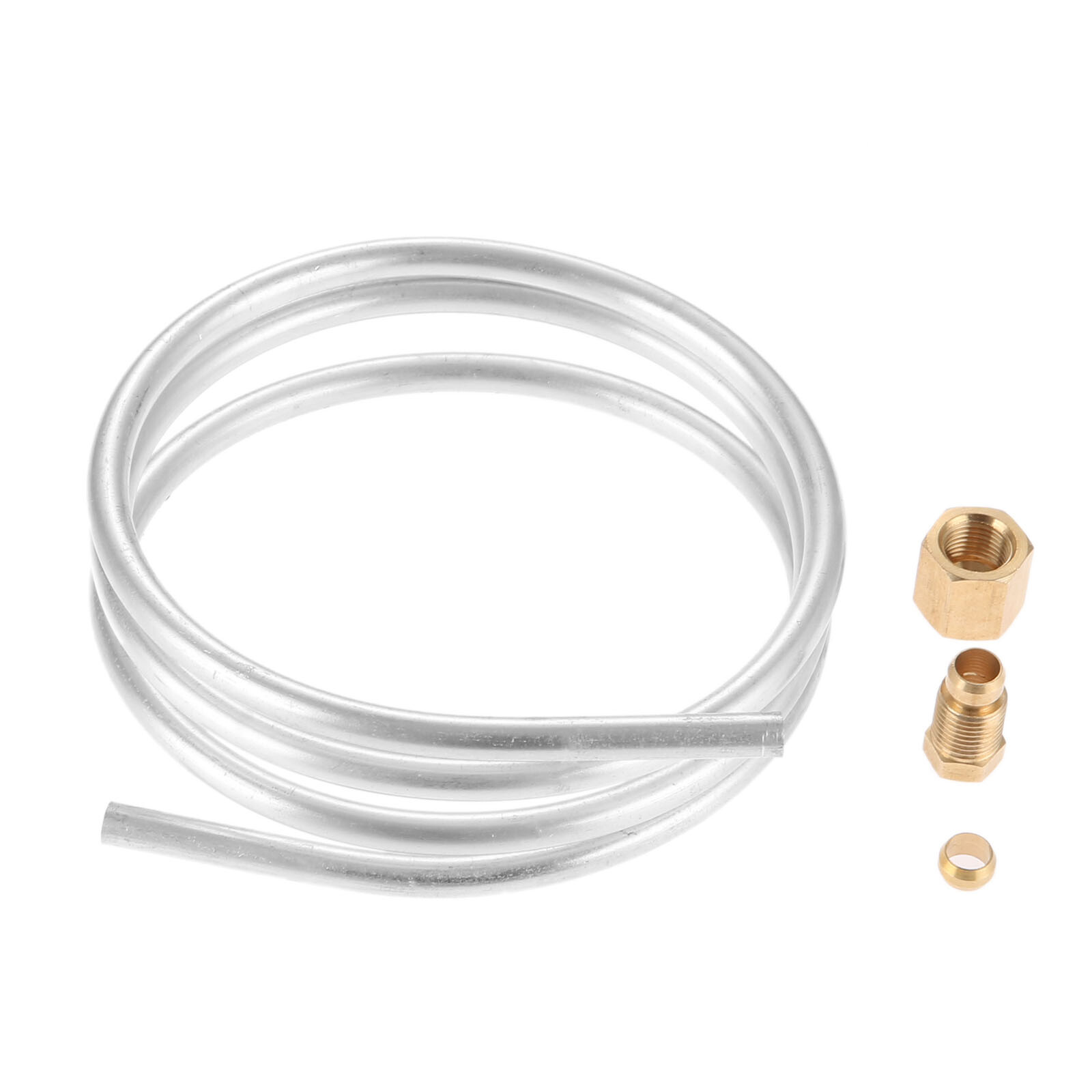 1/4" Aluminum Tube & Fittings M10*1 Male & Female Fitting with Threads Brass