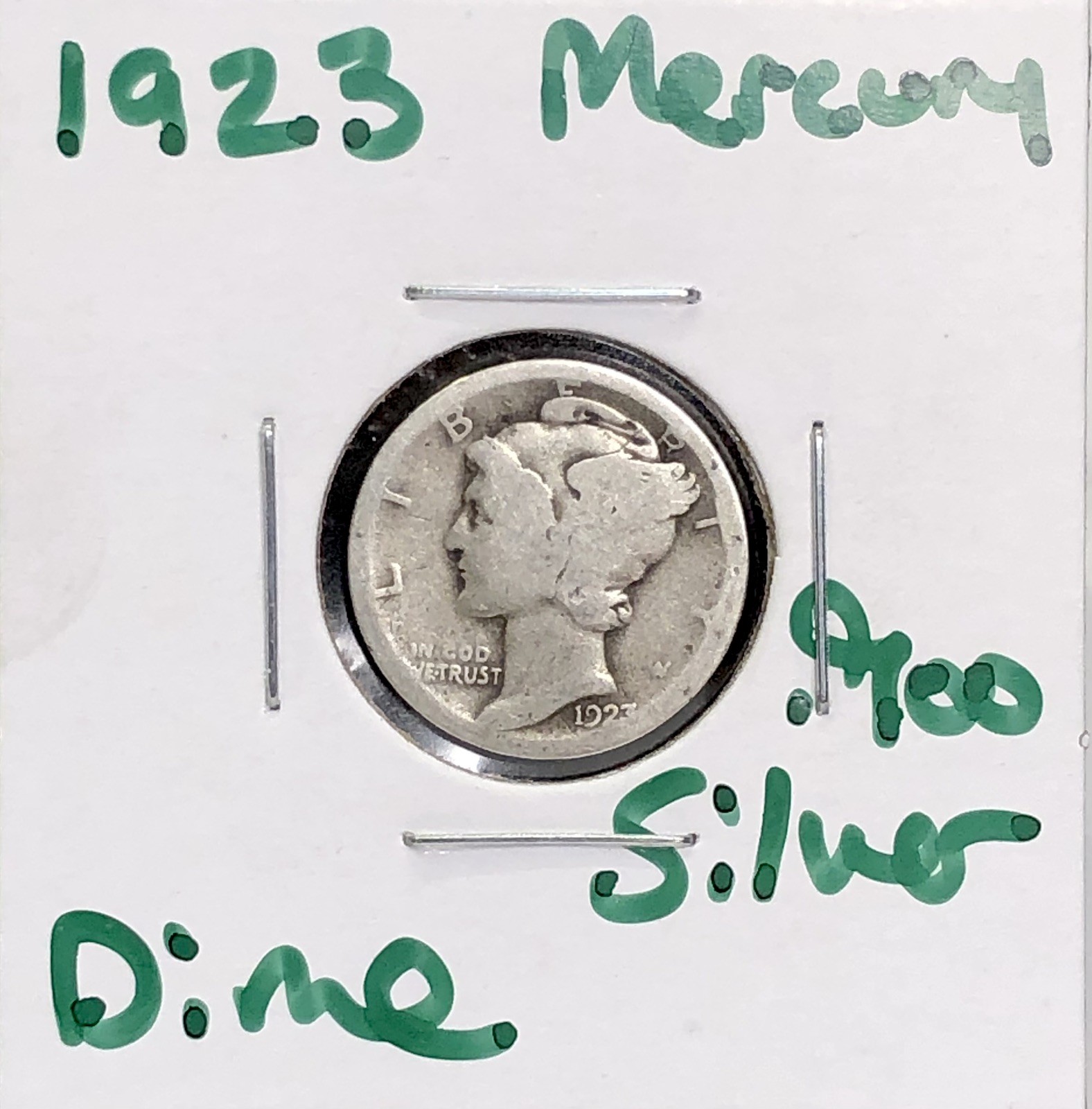 1923 Mercury Dime - .900 Silver Constitutional Coin