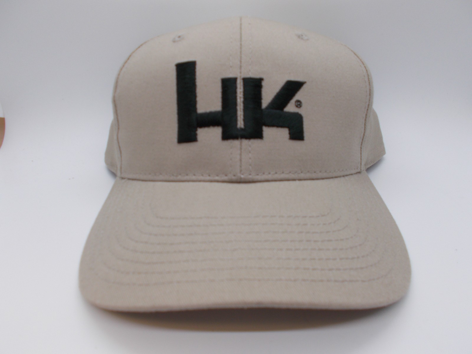 H&K Dealer HK Heckler & Koch Adjustable Beige Baseball Ball Cap Hat -Very Nice!