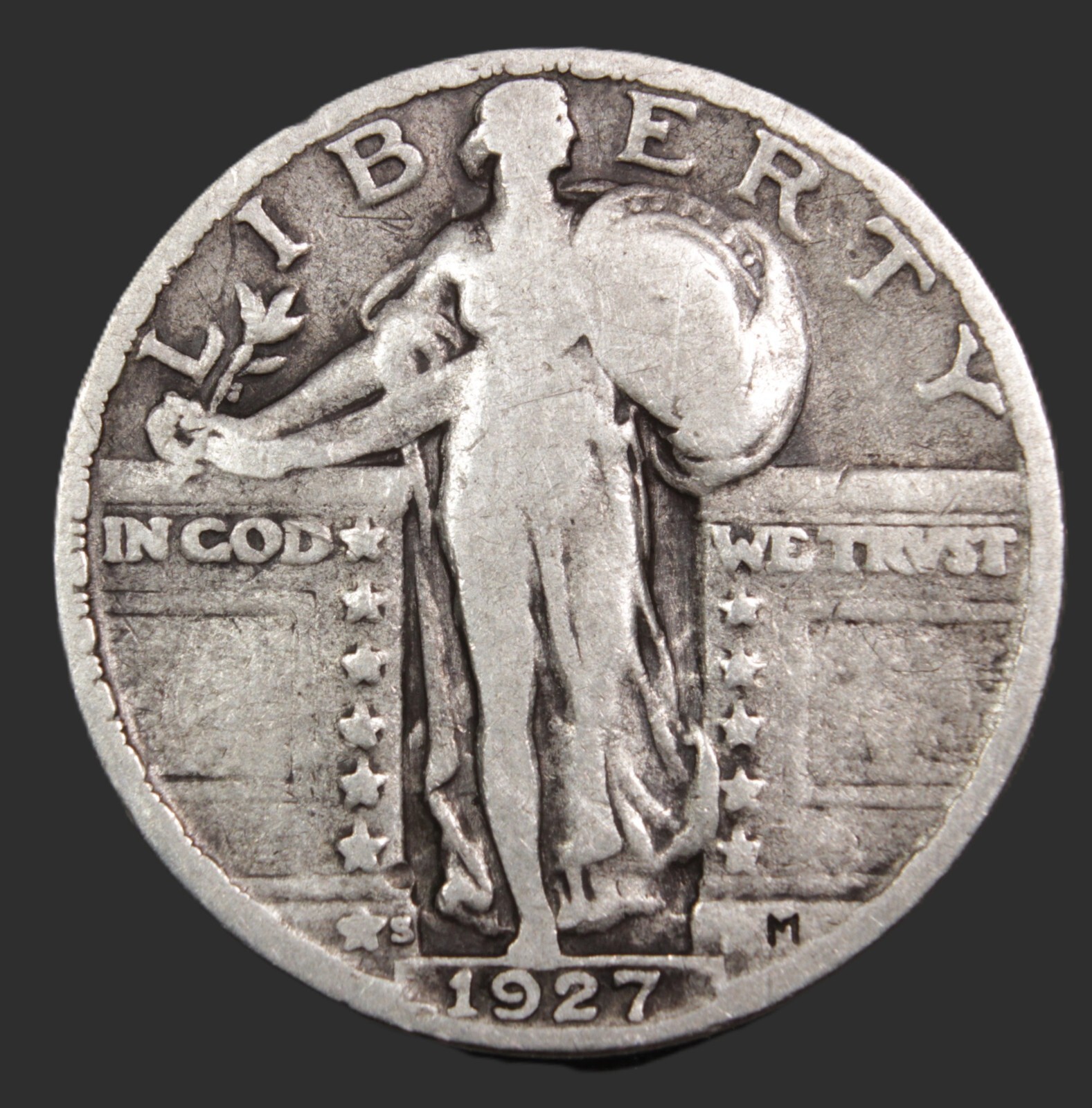 1927-S Standing Liberty Quarter - VG -SVN625