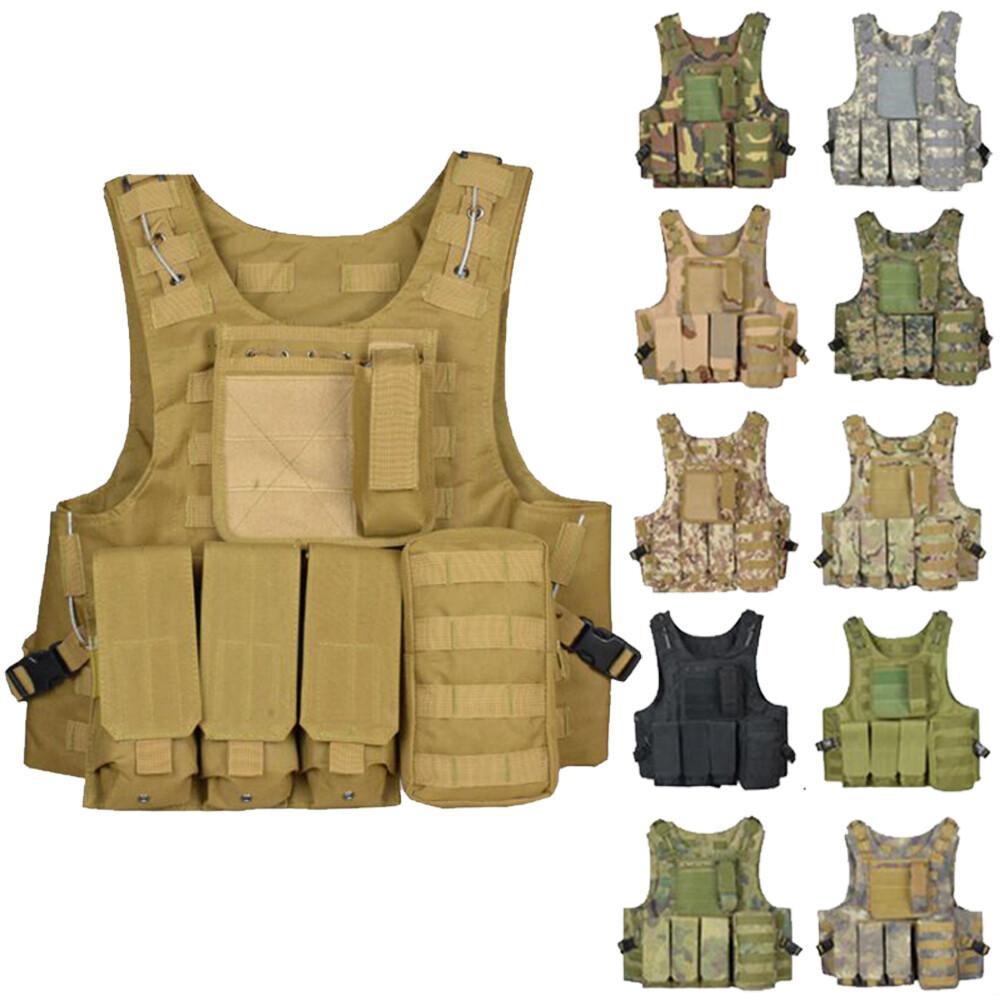 Molle Vest Quick Release Light Weight Tactical Gear Plate Carrier Tactical Vest