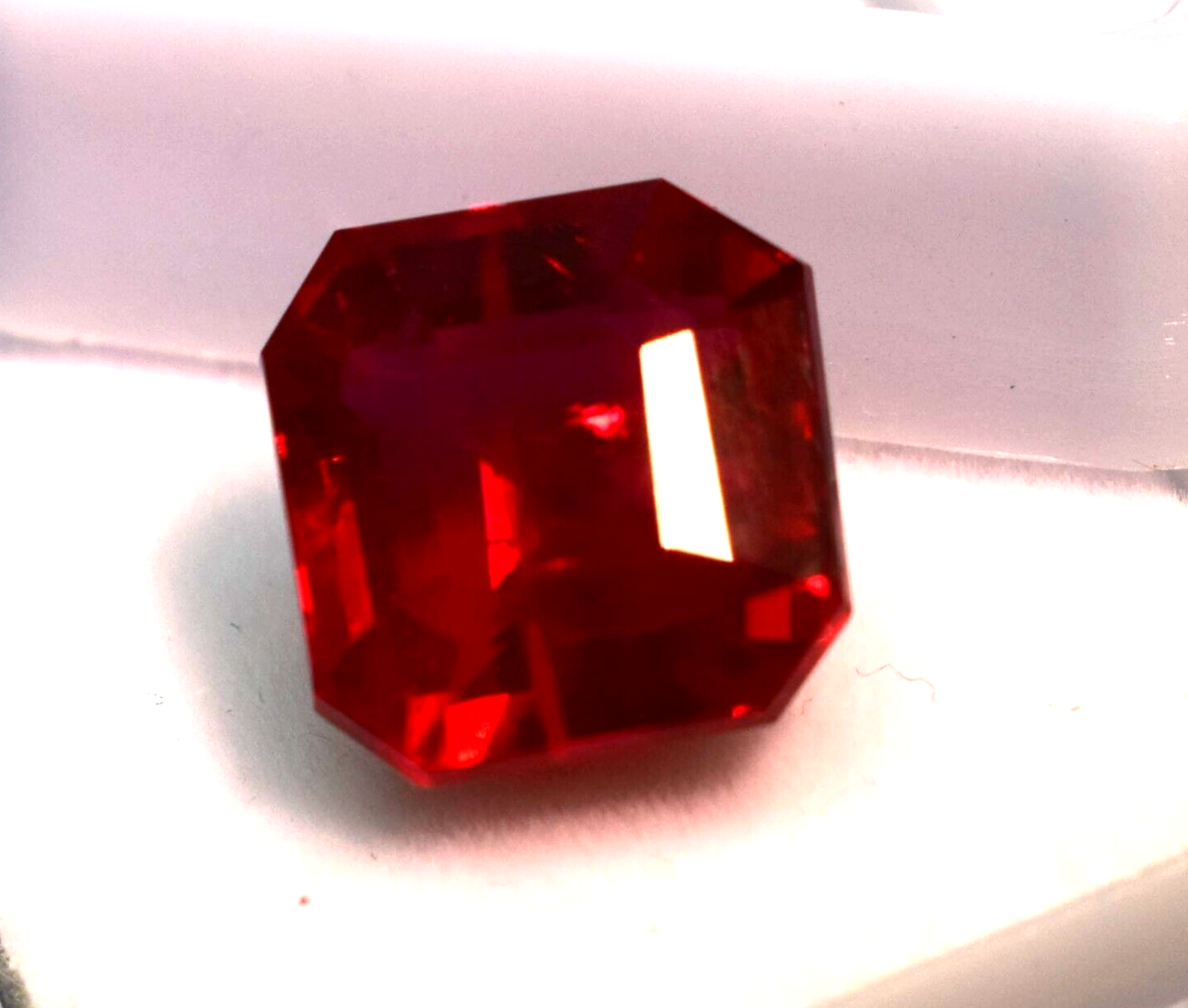 Excellent Radiant Cut Red Ruby AAA+ Quality Loose Gemstone 8.50 CT Burmese Ruby