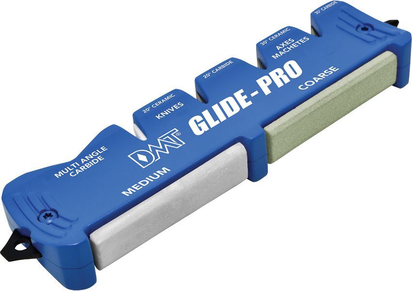 DMT Glide Pro Blue Multi-Function Pocket Knife Ceramic Sharpener Tool - 20179