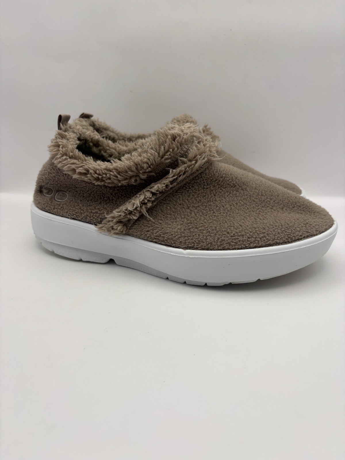 OOFOS OOcoozie Low Recovery Brown Slip On Shoes Women Size 8