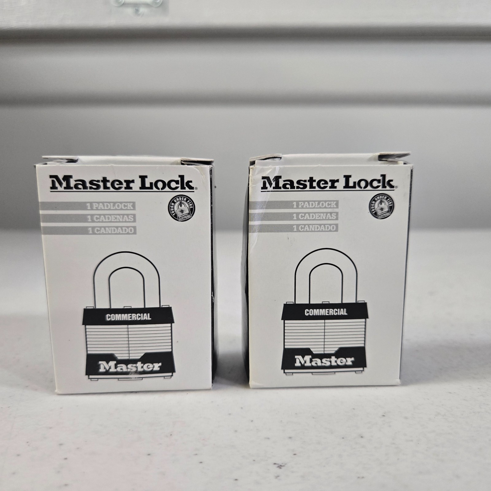 Lot of 2 Master Lock 1KA Commercial Padlocks Keyed Alike Key 2007 C5