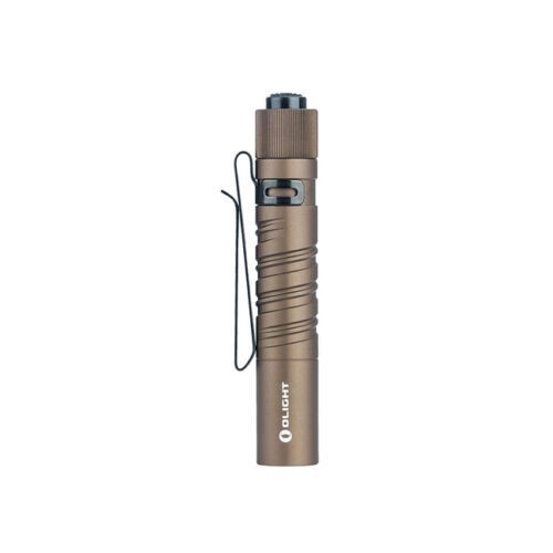 Olight Baldr Pro R Desert Tan Rechargeable Light & I3T Desert Tan Light, 1350 Lu