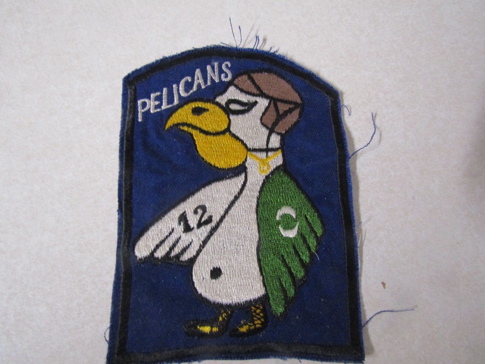 MILITARY PATCH VIETNAM ERA OLDER SEW ON PELICANS 12