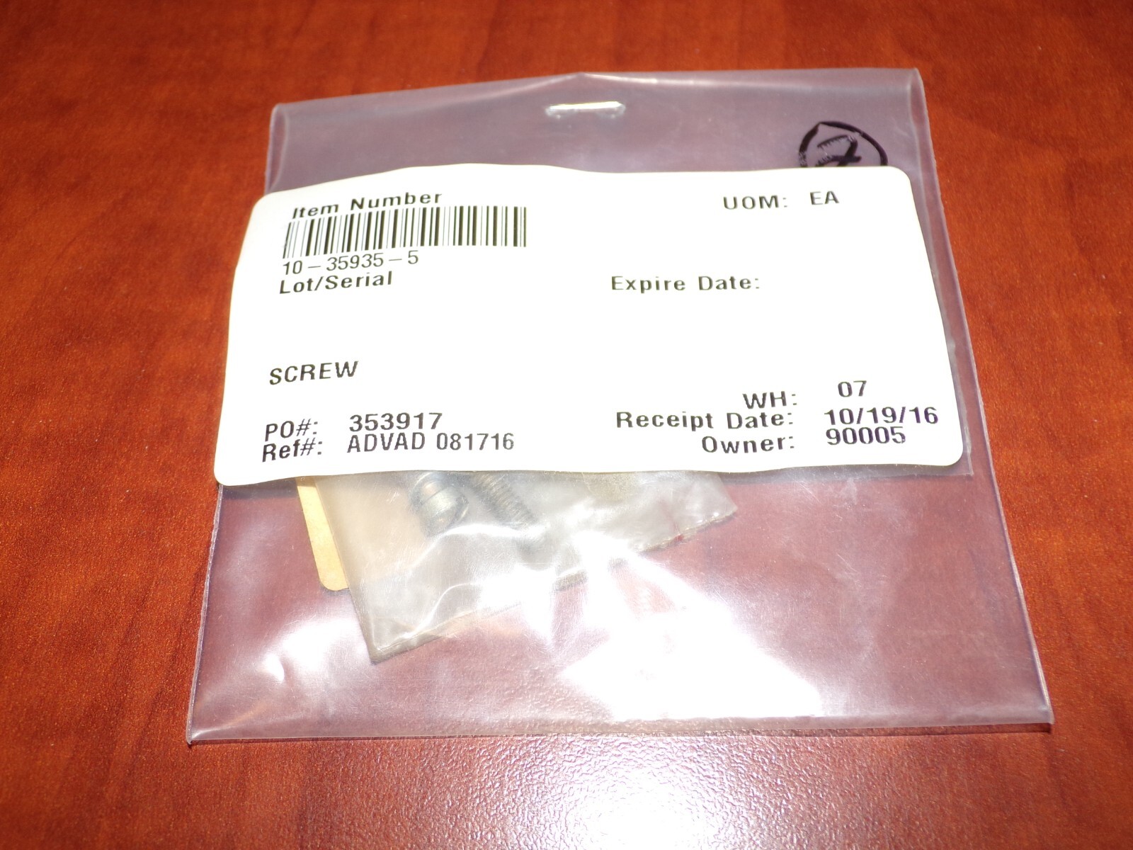TCM Aircraft Screws 10-35935-5 (qty 2)