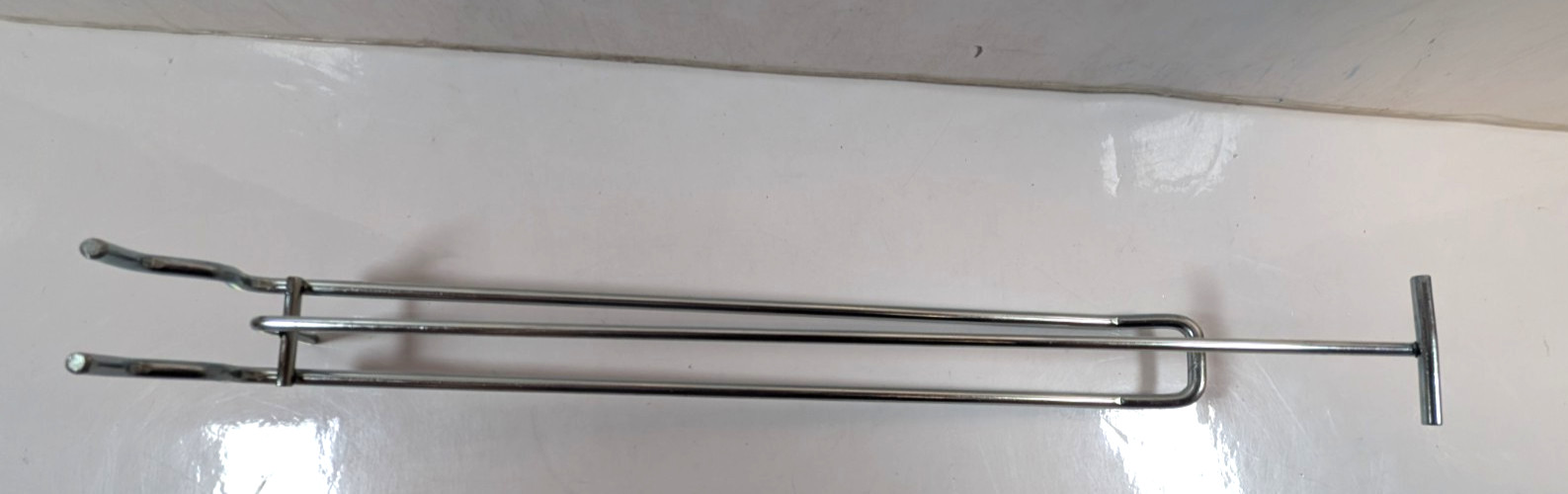 (10 Pk) Peg Hook Scanner With Loop Hanger 10" Galvanized For Peg Board