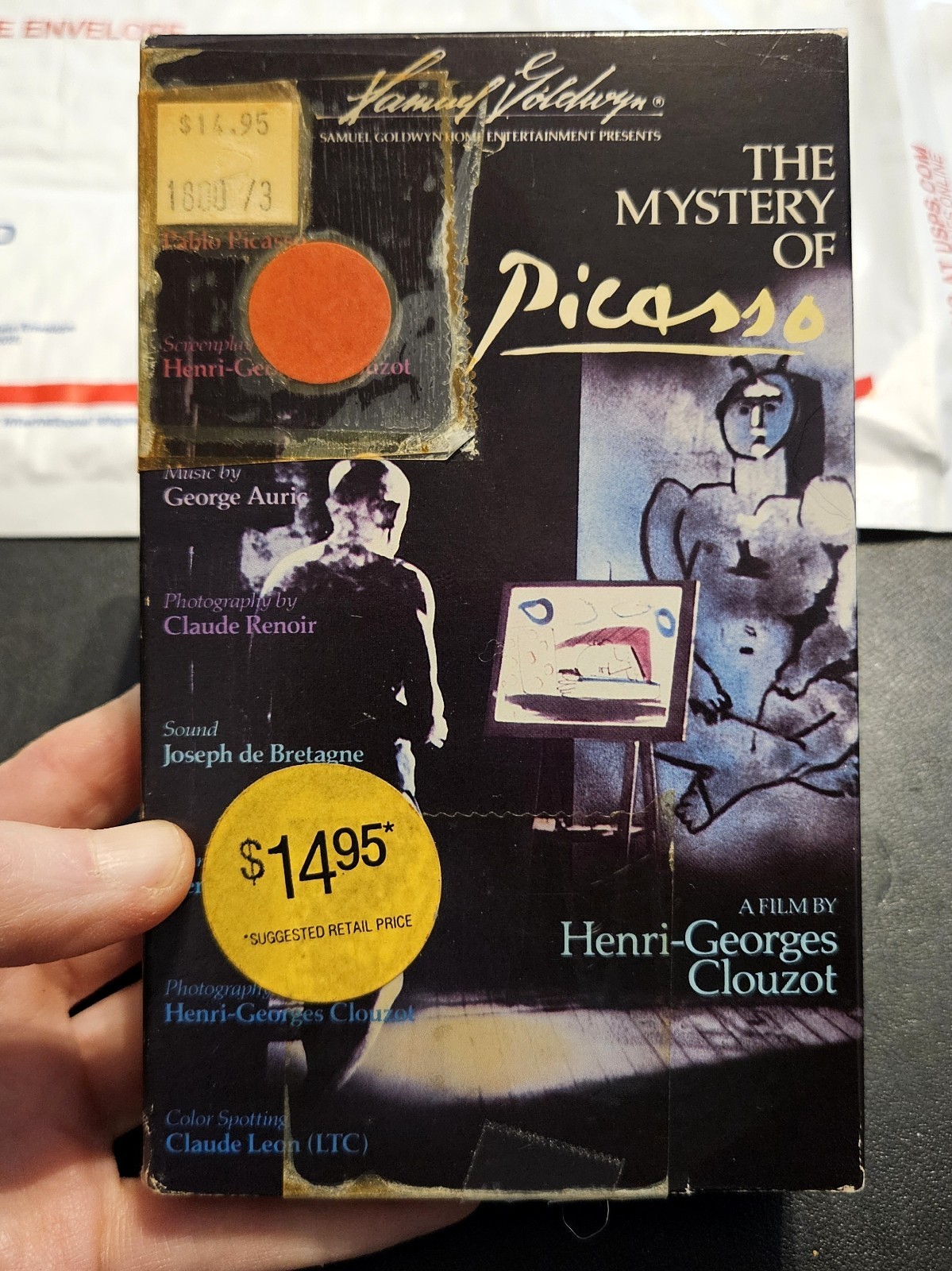 The Mystery of Picasso Betamax Henri-Georges Clouzot Pablo RARE 1986 Vestron