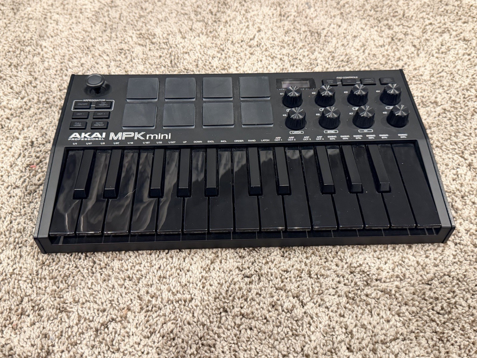 Akai MPK Mini MIDI Controller Special Edition Black With Case