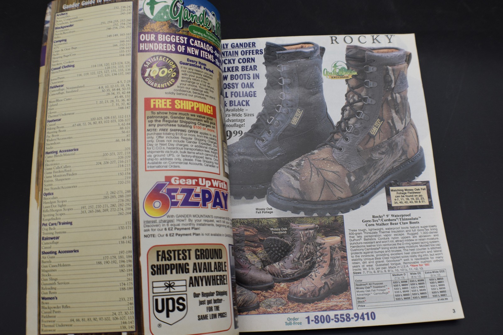 Fall 1995 Gander Mountain Catalog