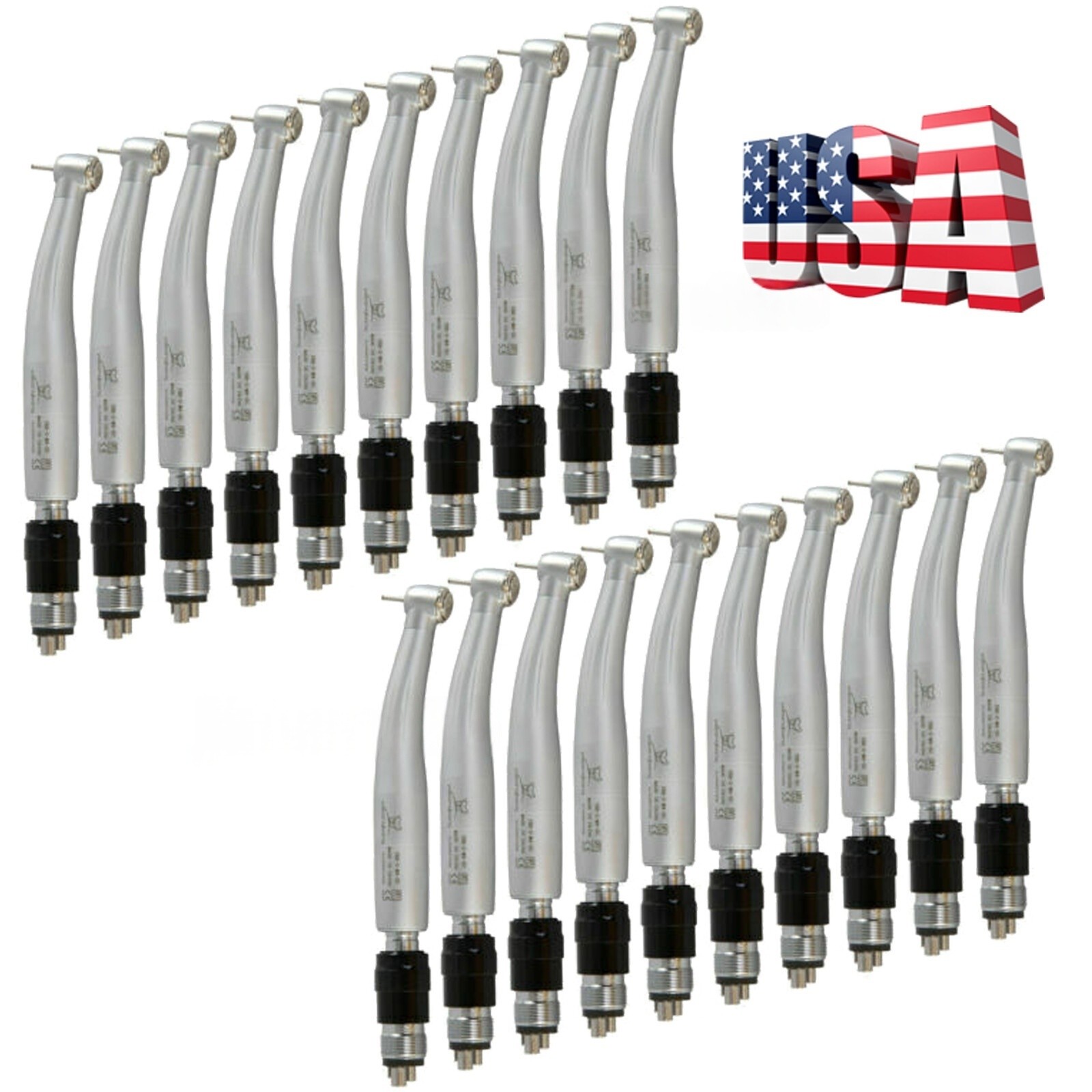 1-20 Dental High Speed Turbine Handpiece fit NSK 4Hole Swivel Coupler