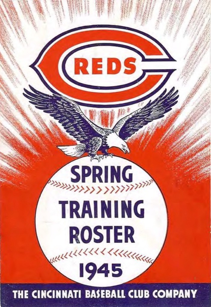 1945 Cincinnati Reds Media Guide Roster - 24-page Baseball Booklet Reprint