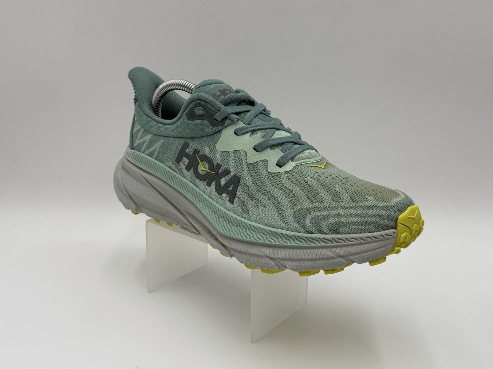 HOKA One One Challenger ATR 7 Shoes Womens Size 9.5 Teal Trail Running Sneakers
