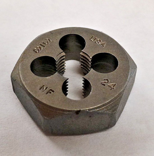 3/8-24 NF USA G8 Hanson 1" Hex Carbon Steel