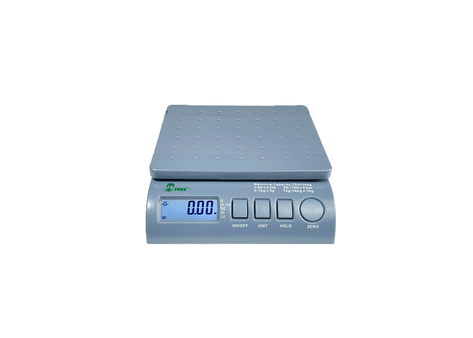 Tree SPS75 Digital Shipping Scale – 75 lb Capacity × 0.2 oz Readability