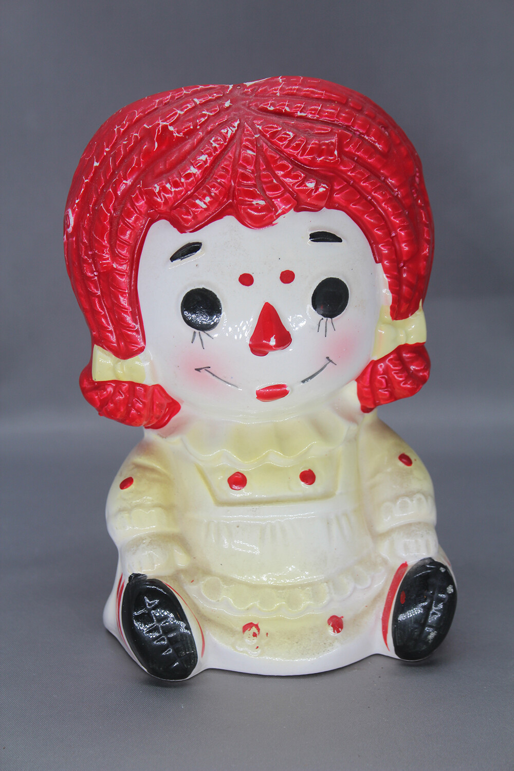 Vintage The BOBBS-MERRILL Co Raggedy Ann Vase 1976