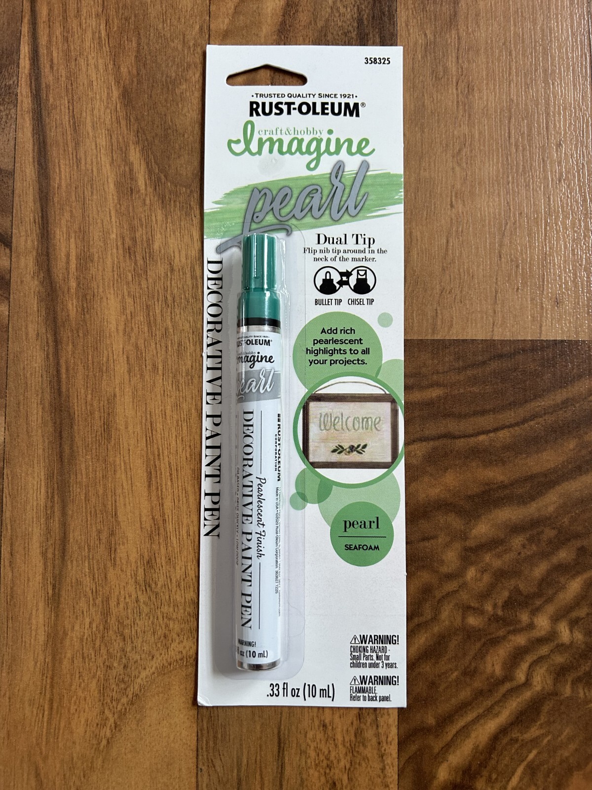 Rust-Oleum Imagine Pearl Paint Marker Pearl SEAFOAM- #358325
