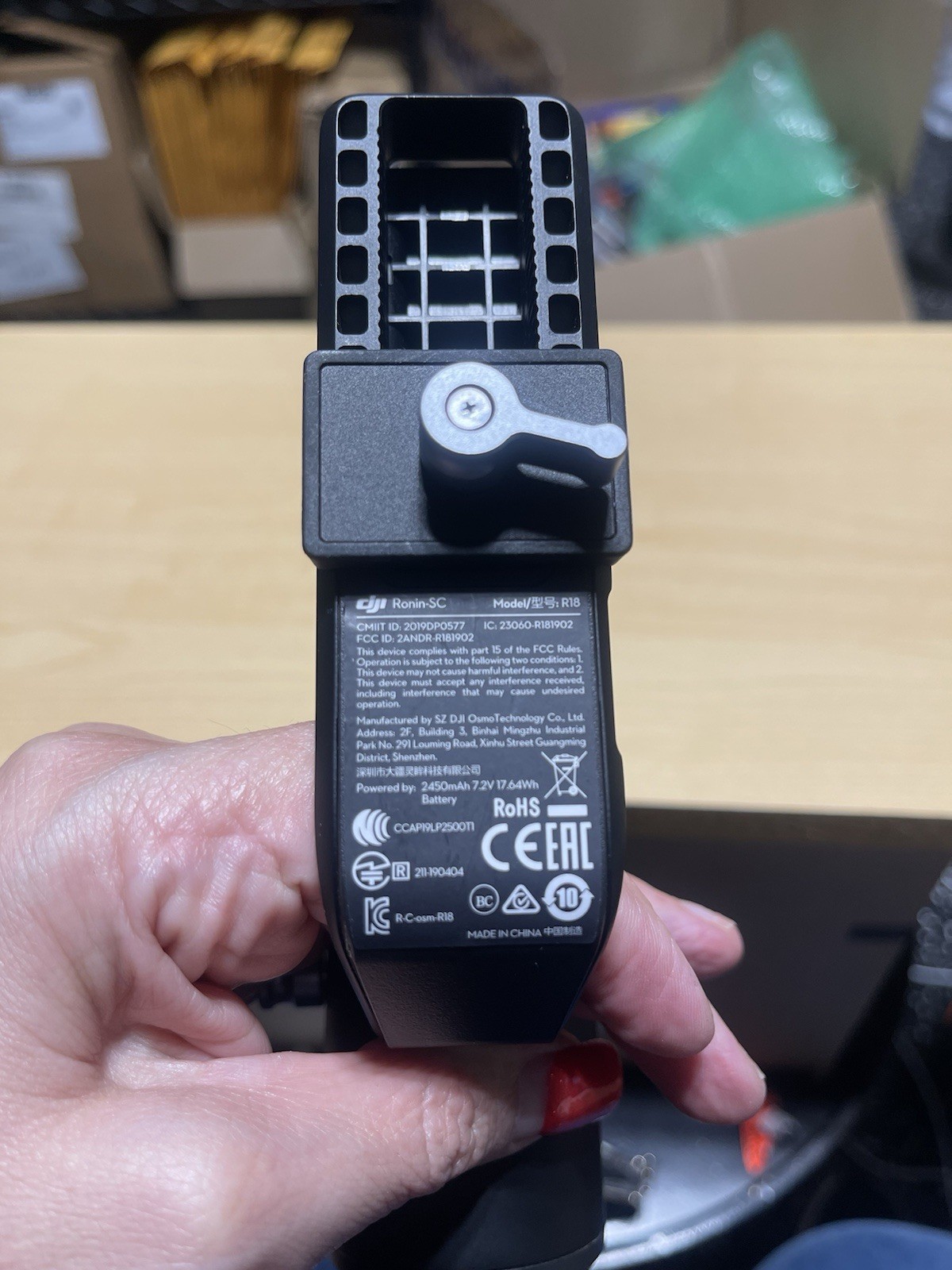DJI Ronin-SC - Camera Stabilizer, 3-Axis Handheld Gimbal (No Battery Grip)