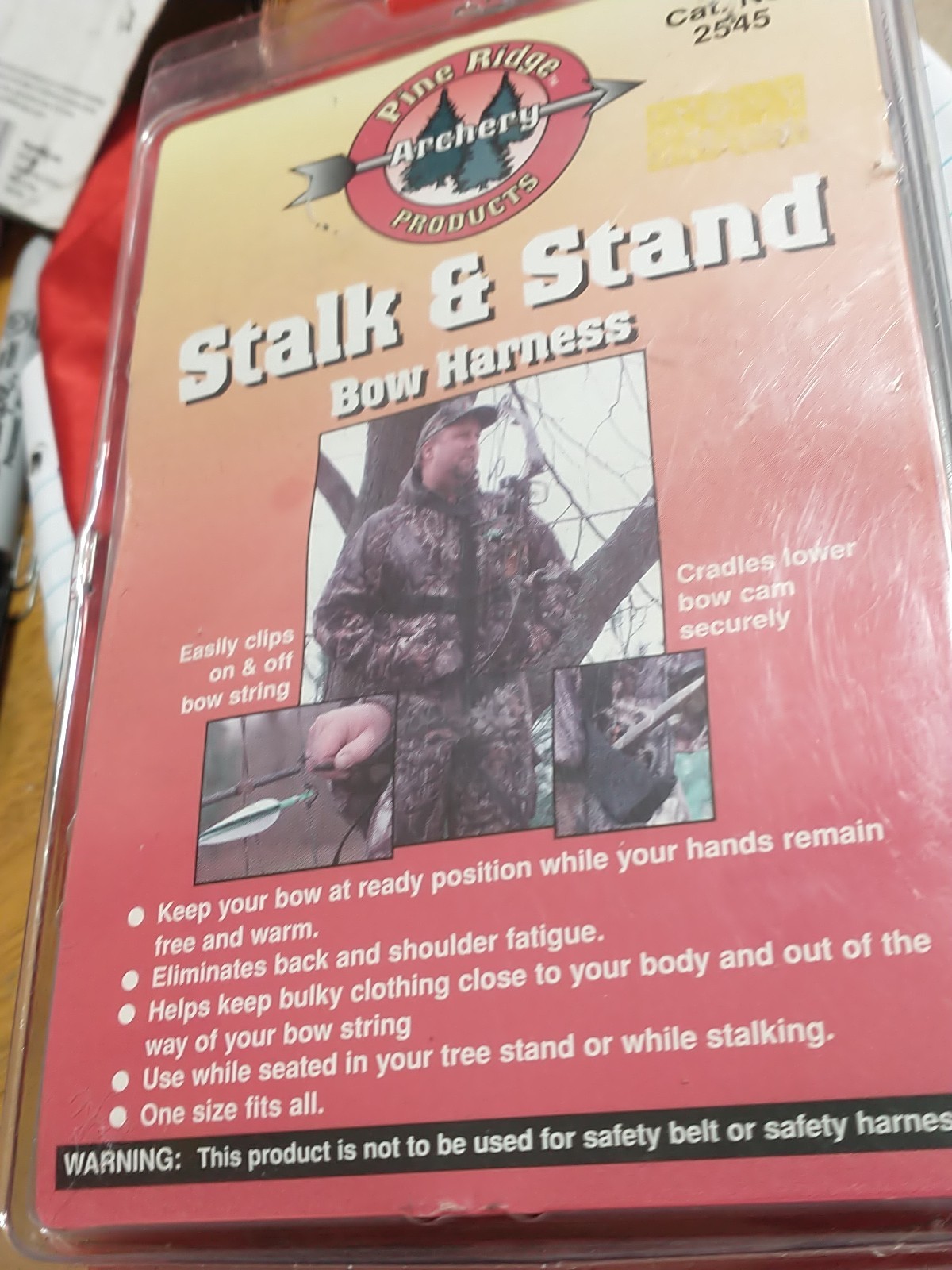 Pine Ridge Archery Products Stalk & Stand Bow Harness #2545 NOS
