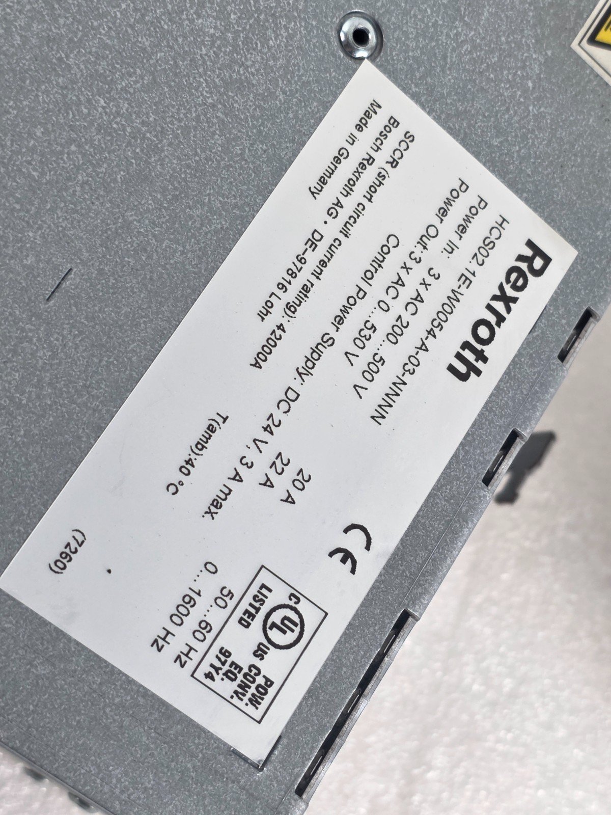 1PC Rexroth HCS02.1E-W0054-A-03-NNNN IndraDrive
