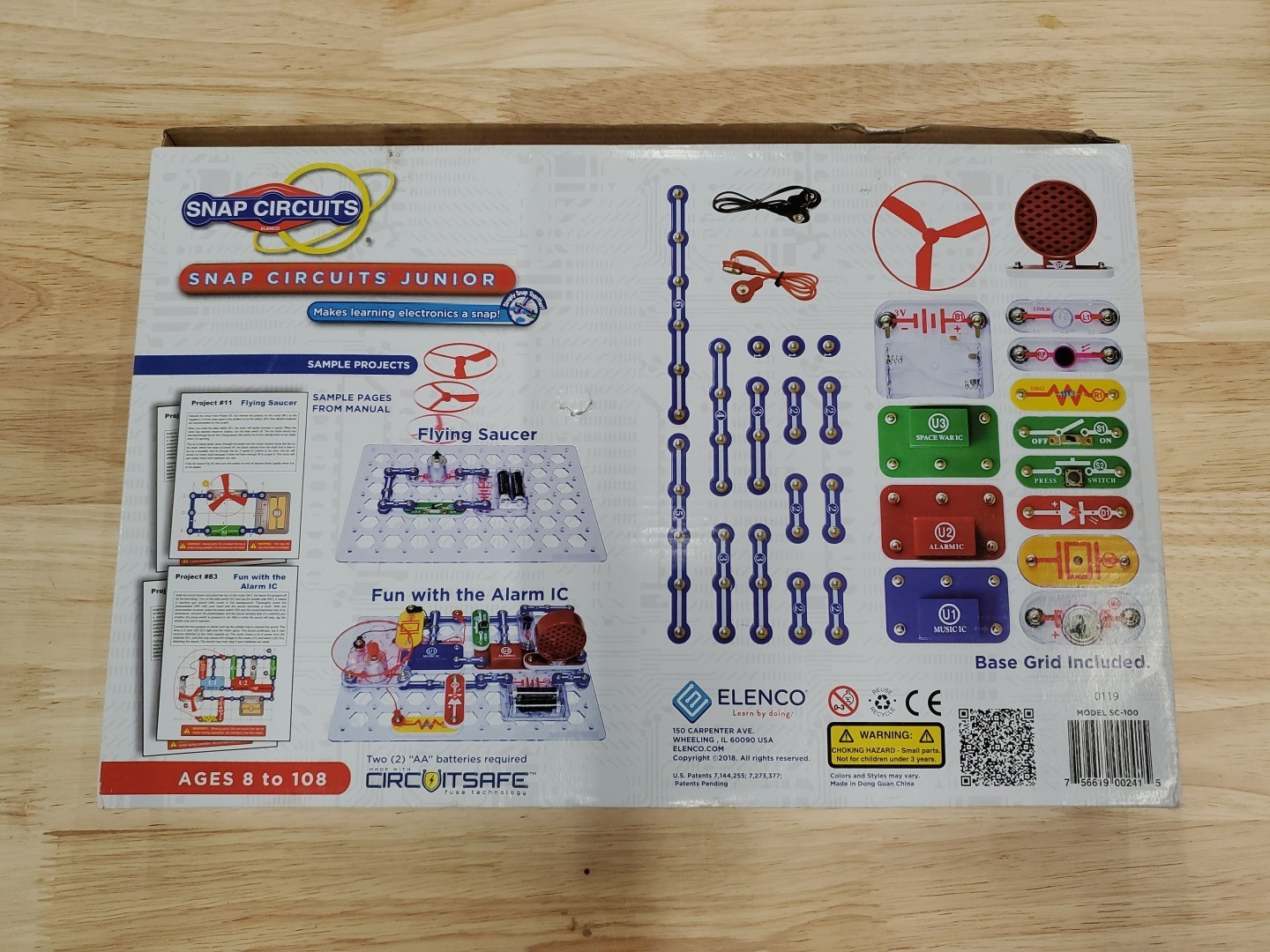 Snap Circuits Jr. SC-100 Electronics Exploration Kit, Over 100 Projects