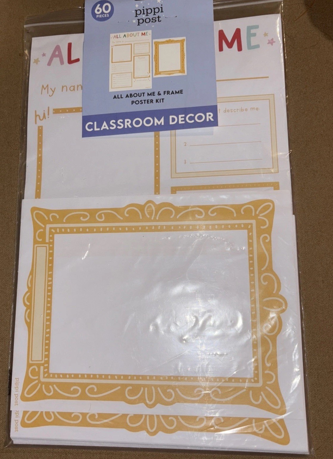 All About Me Pippi Post Activity Posters 30 Ct 17.5x11 With Portrait Sheets