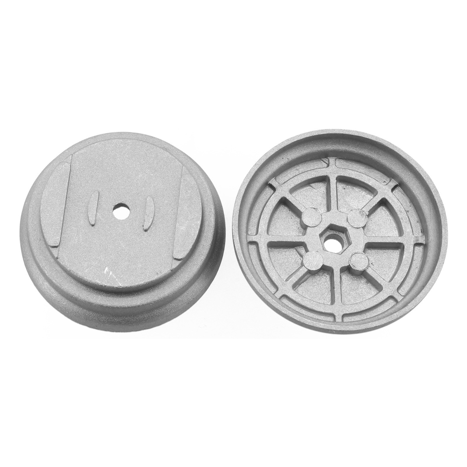 2PC Stainless Steel Grass Cover Base Electric Lawn Mower Accessories