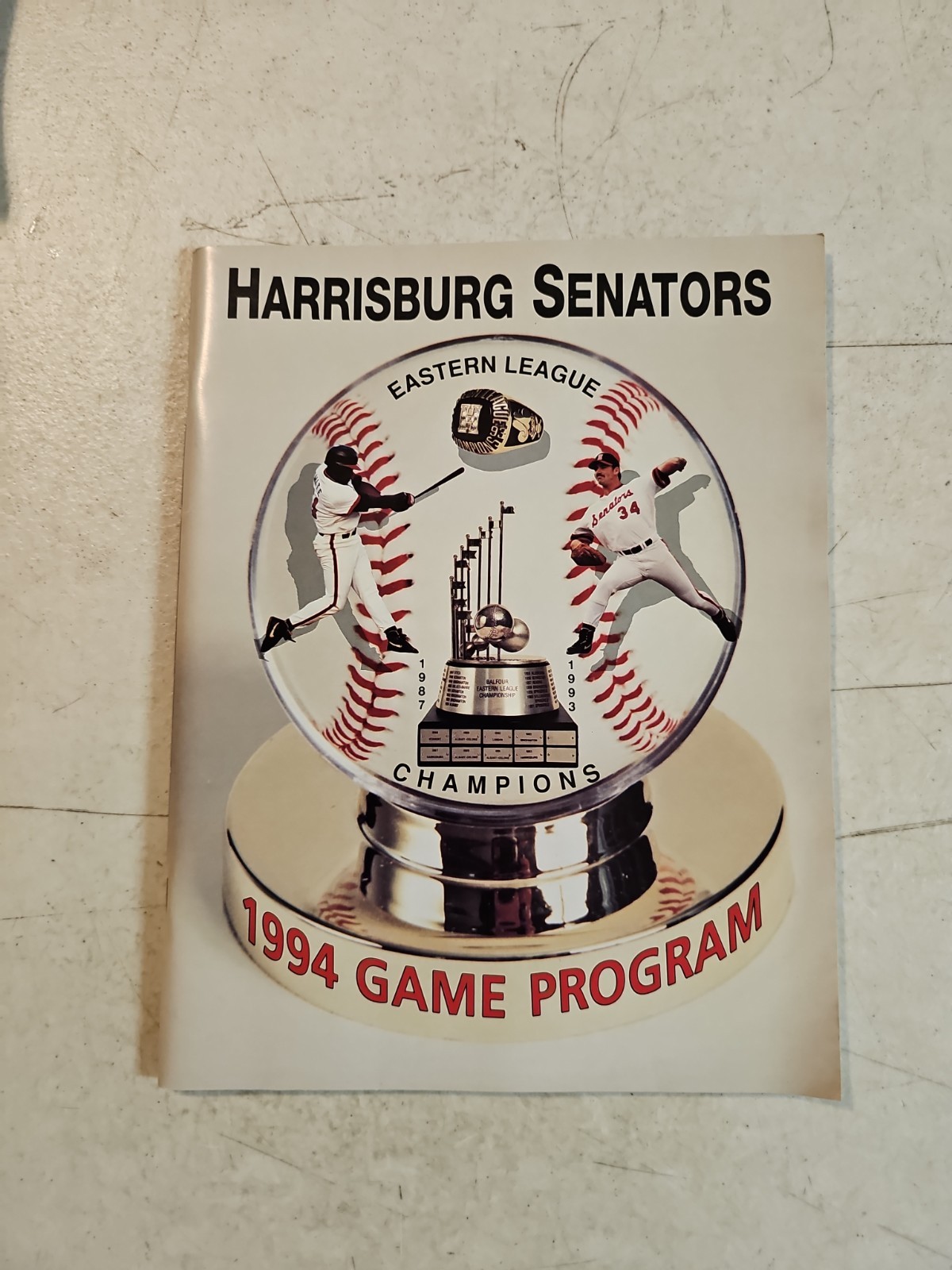 1994 HARRISBURG SENATORS PROGRAM. Minor League Baseball