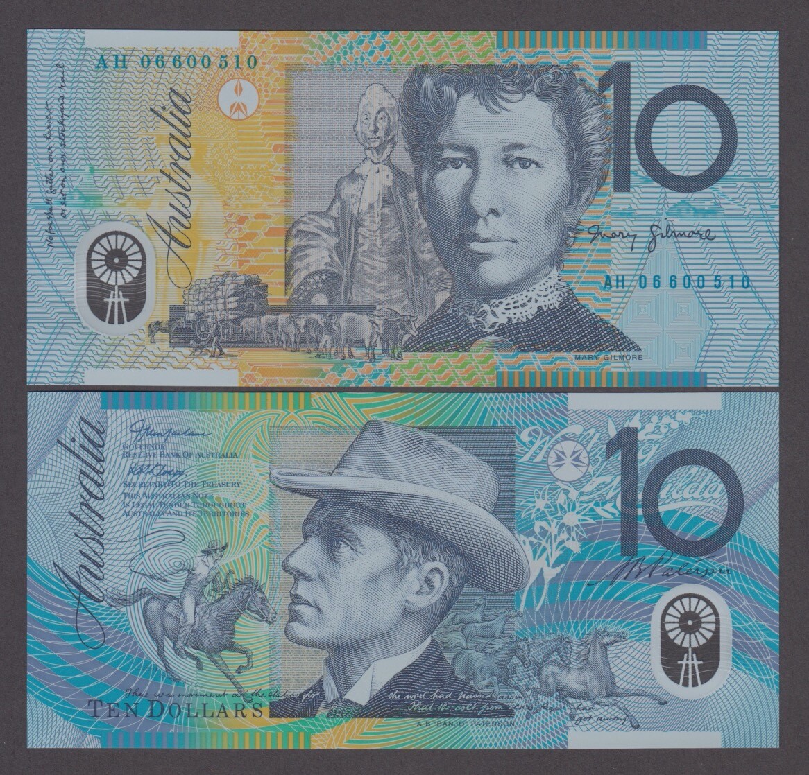 AUSTRALIA P.58c- 10 DOLLARS 20(06)  UNC   WE COMBINE         2311