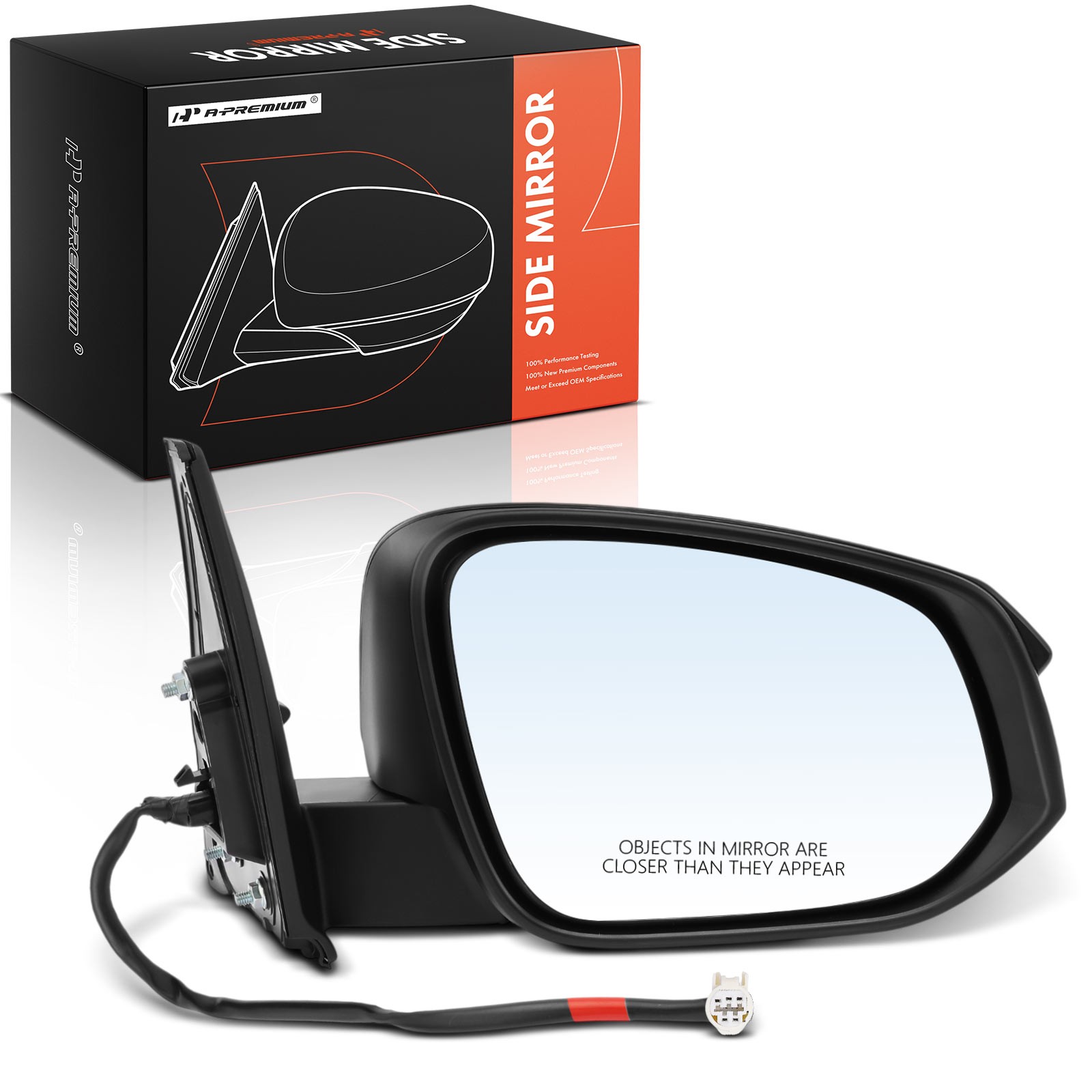 A-Premium Passenger Power Mirror w/ Power Fold Heated for Toyota 4Runner 14-23