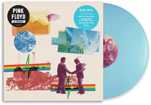 Pink Floyd - 8-Tracks - Blue Colored Vinyl [New Vinyl LP] Blue, Colored Vinyl, U