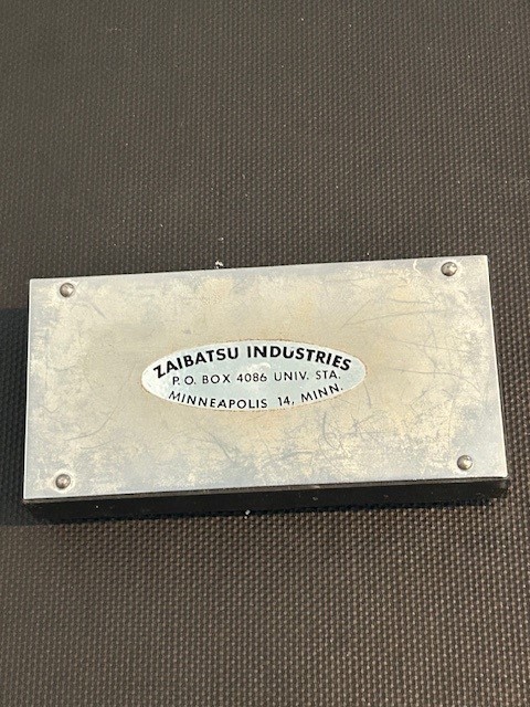 Vintage Miracle Point Magnetic Base Protractor