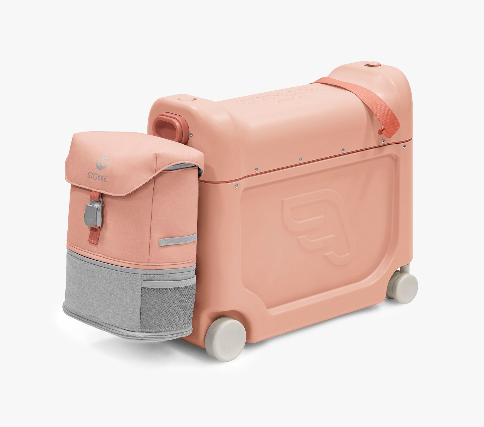 Stokke JetKids Travel Bundle Color: Coral Pink NEW FREE SHIPPING
